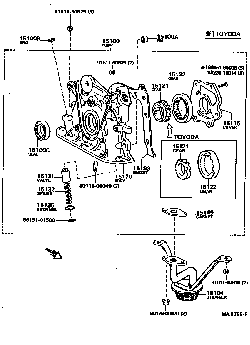 1501 — ENGINE OIL PUMP