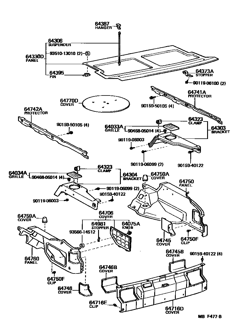 6404 — DECK BOARD & DECK TRIM COVER