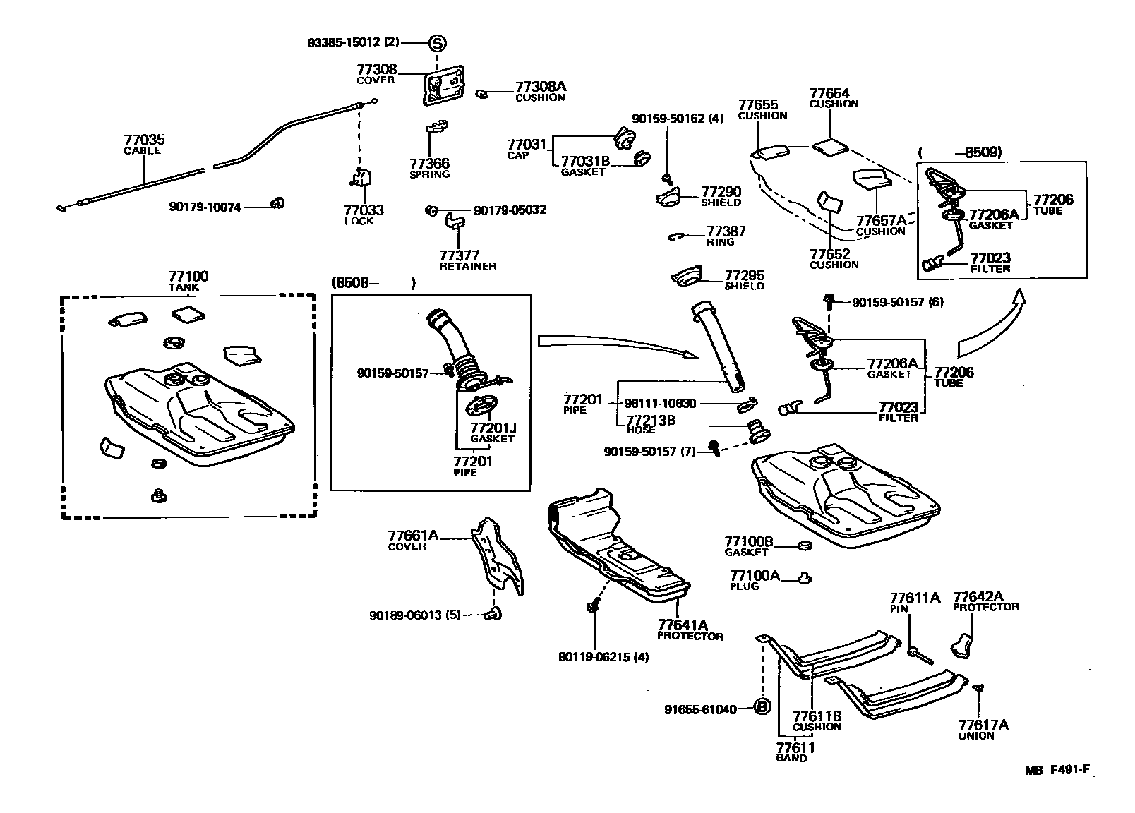 7701 — FUEL TANK & TUBE