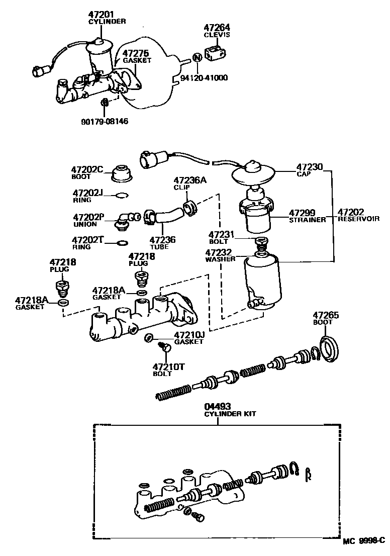 4702 — BRAKE MASTER CYLINDER