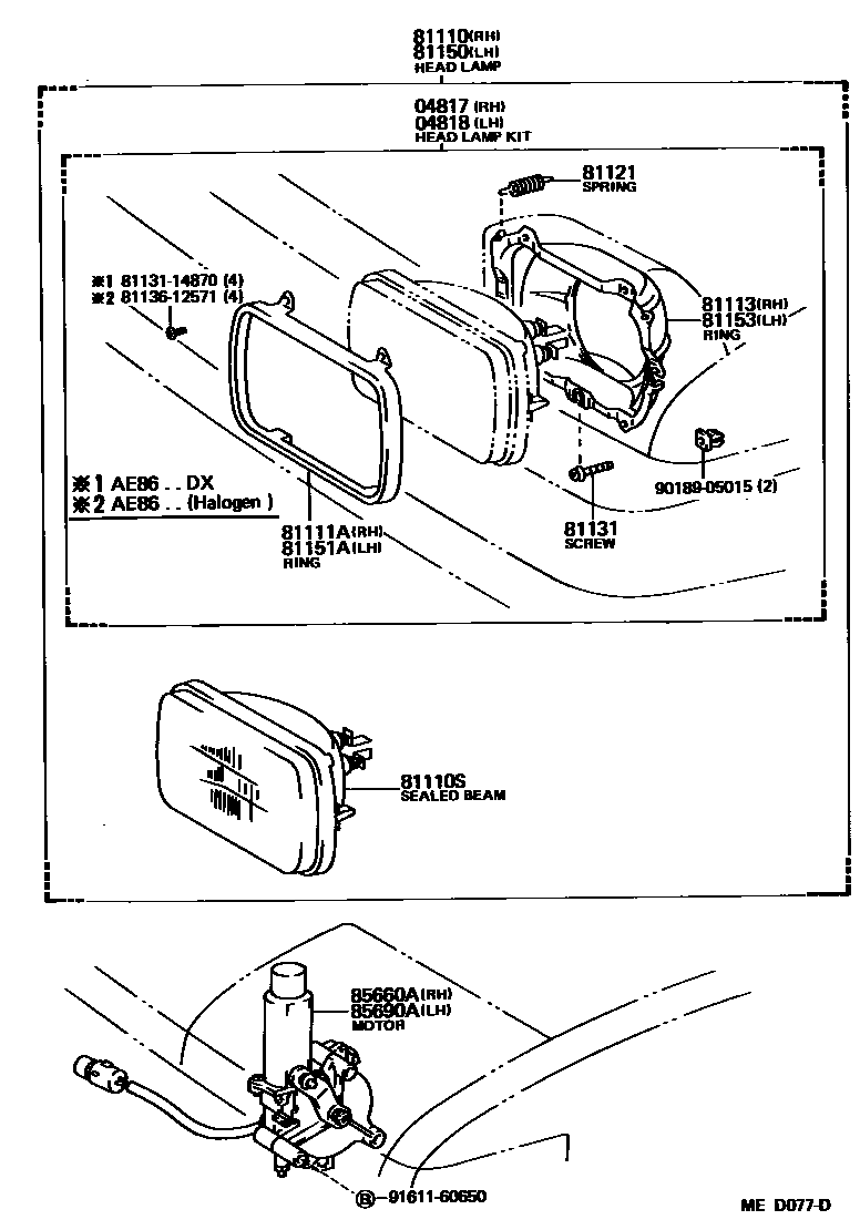 8101 — HEADLAMP