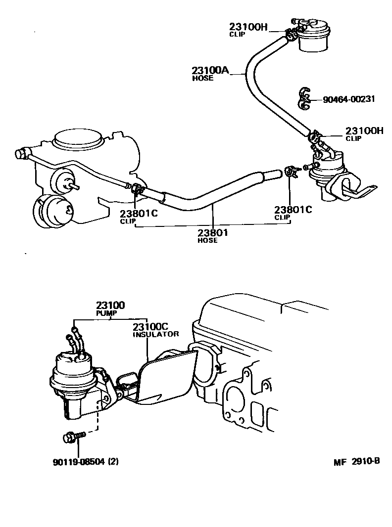 2301 — FUEL PUMP & PIPE