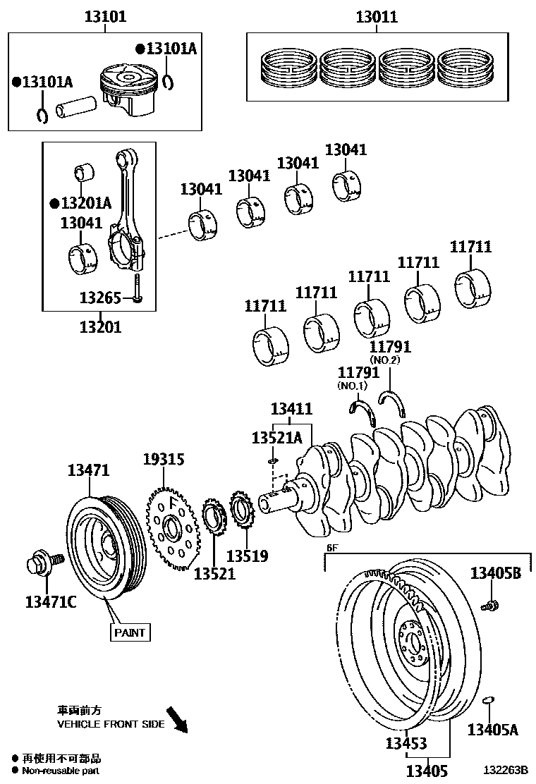 1301 — CRANKSHAFT & PISTON