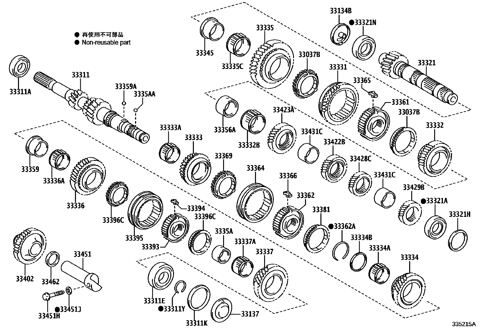3305 — TRANSMISSION GEAR (MTM)