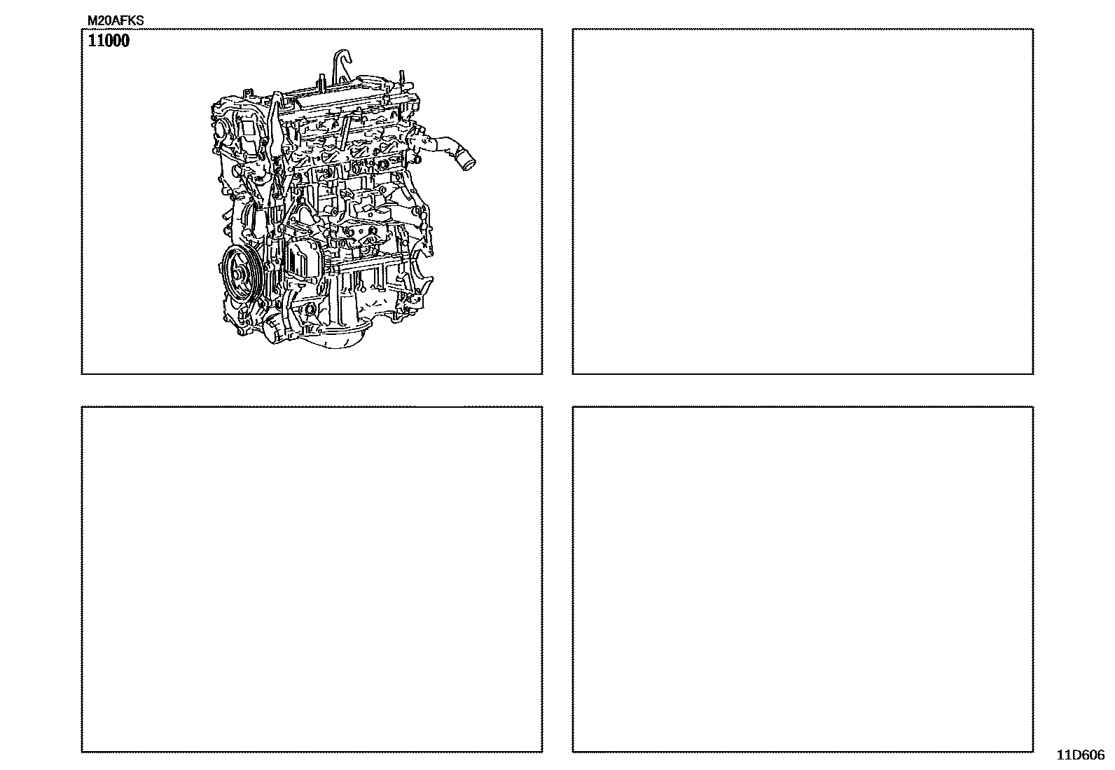 1101 — PARTIAL ENGINE ASSEMBLY