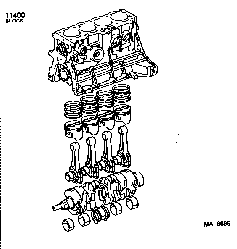 1102 — SHORT BLOCK ASSEMBLY