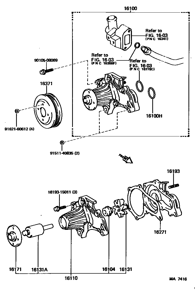 1601 — WATER PUMP