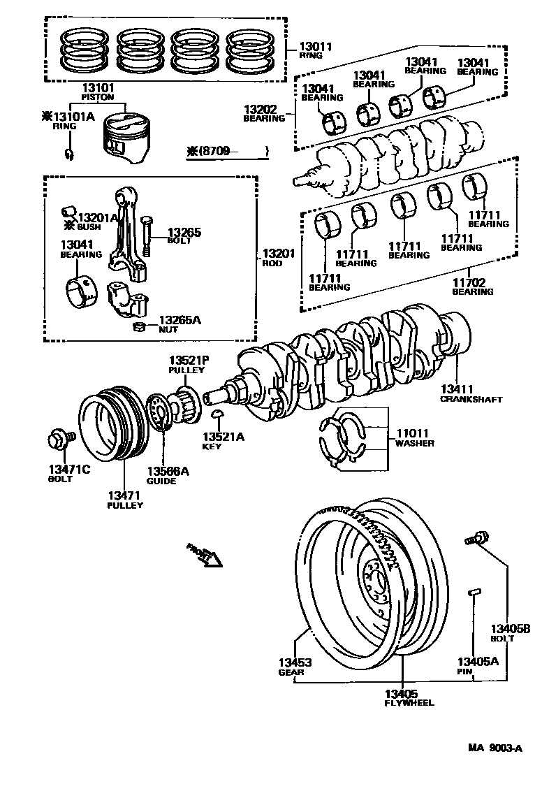 1301 — CRANKSHAFT & PISTON