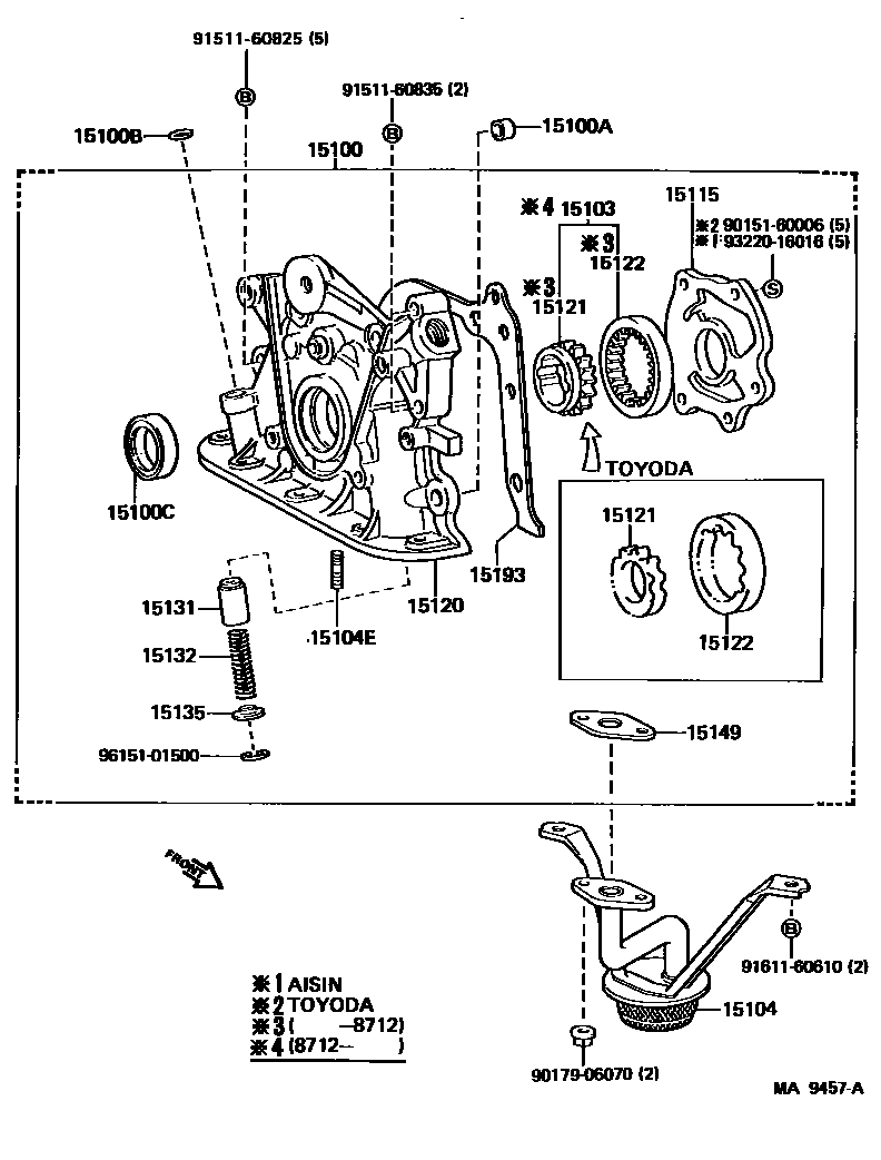 1501 — ENGINE OIL PUMP