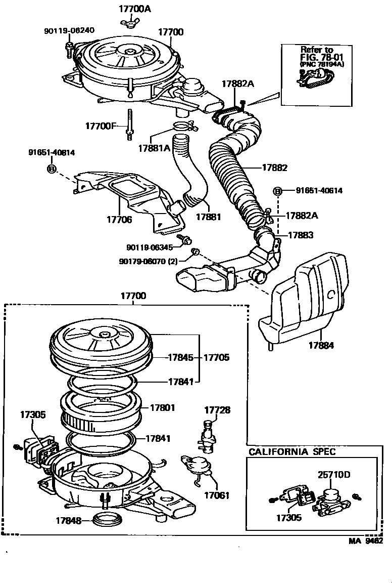 1703 — AIR CLEANER
