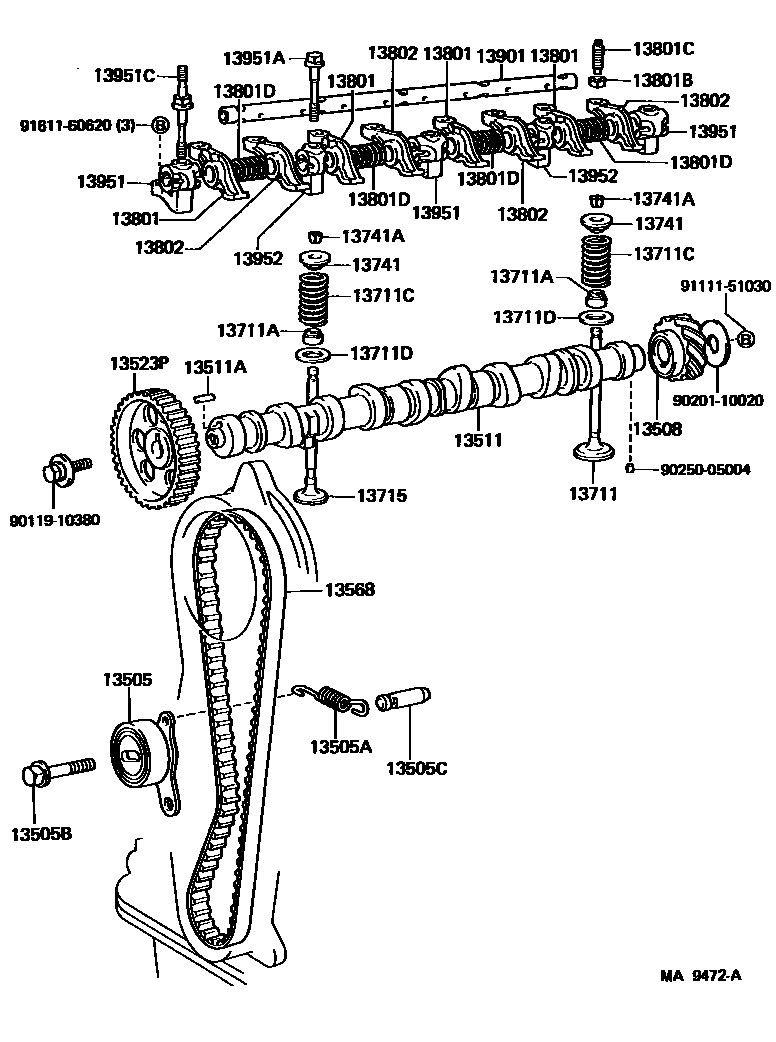 1302 — CAMSHAFT & VALVE