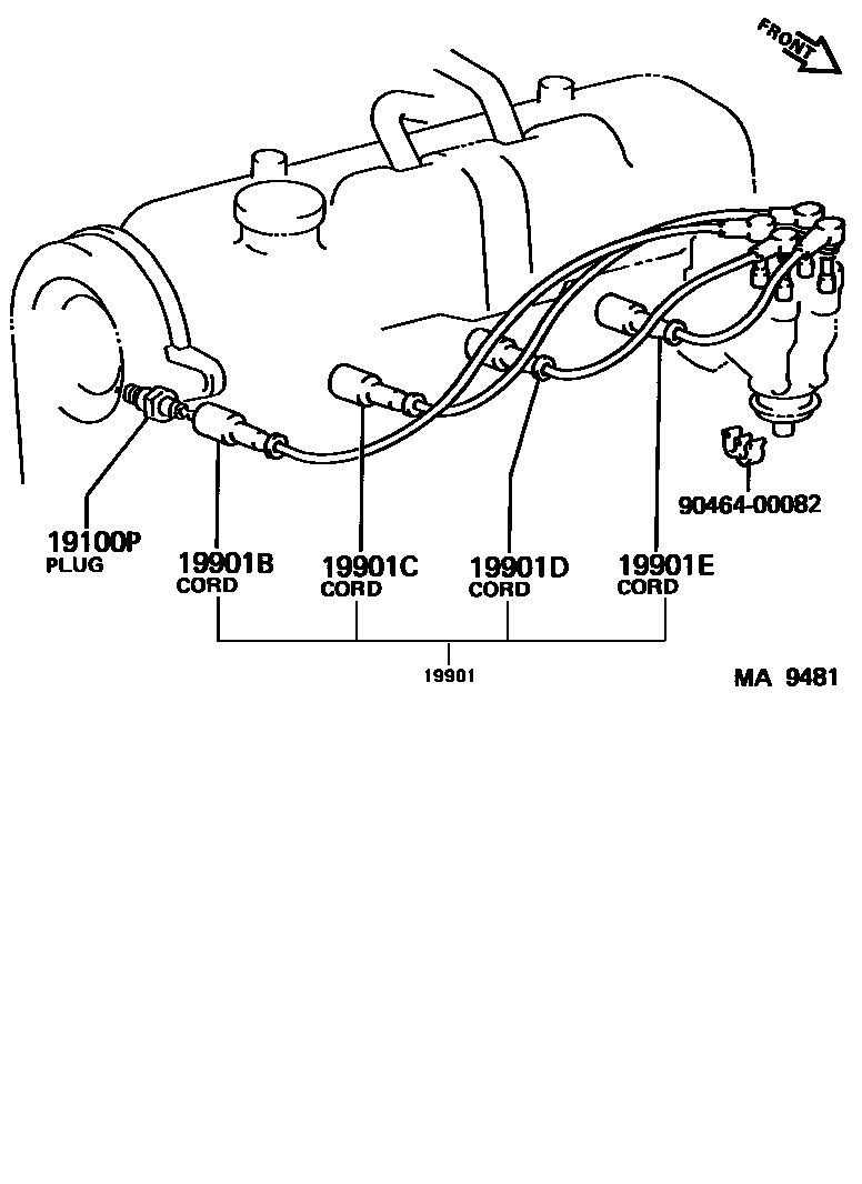 1901 — IGNITION COIL & SPARK PLUG / GLOW PLUG