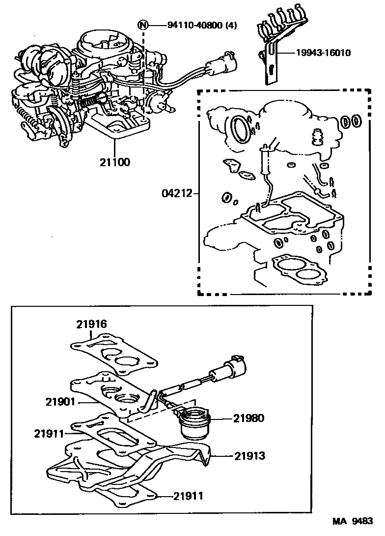 2102 — CARBURETOR ASSEMBLY