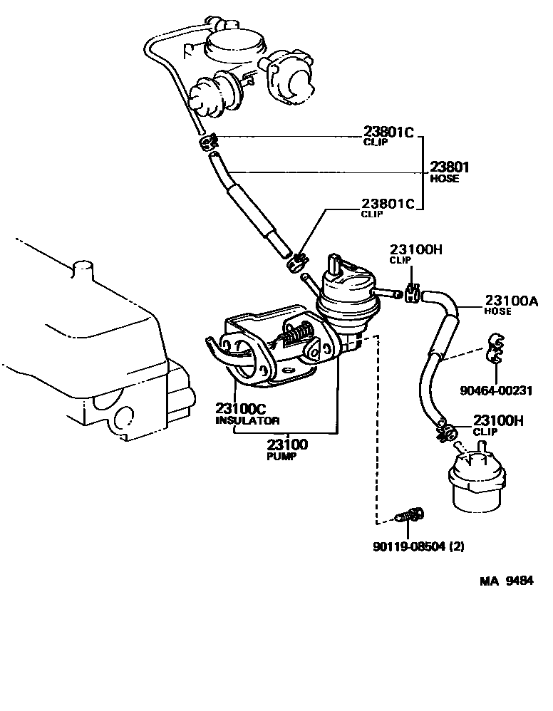 2301 — FUEL PUMP & PIPE