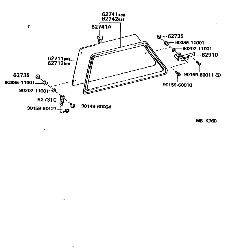 6103 — QUARTER WINDOW