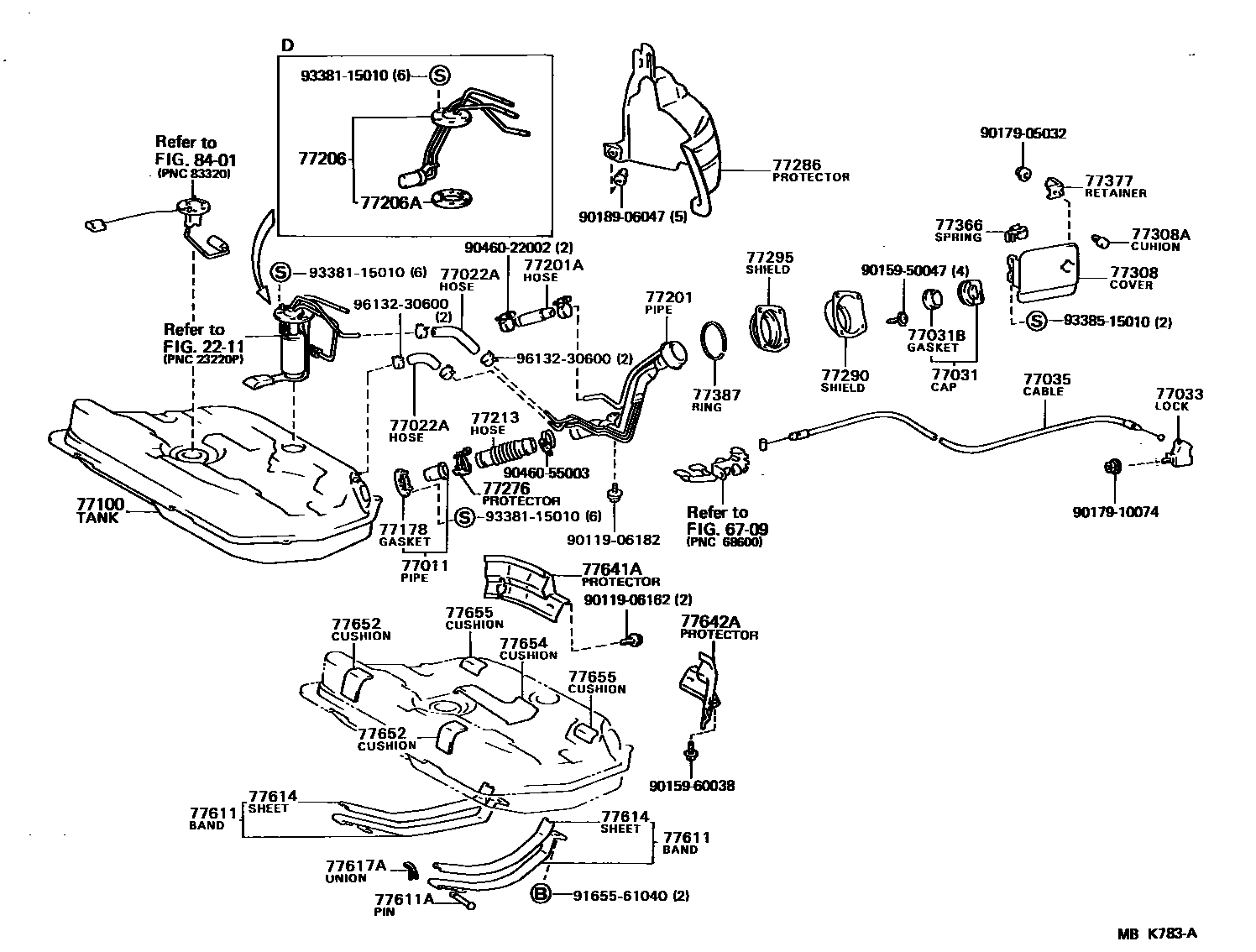 7701 — FUEL TANK & TUBE
