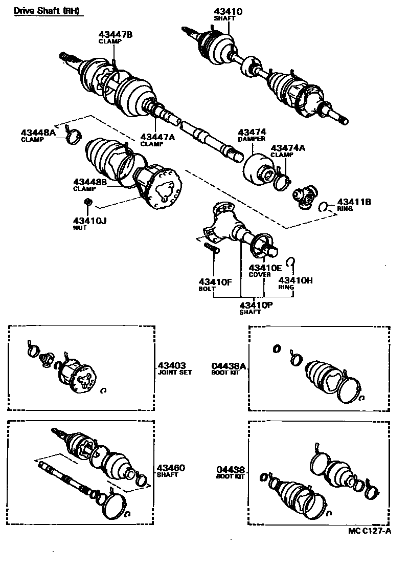 4302 — FRONT DRIVE SHAFT