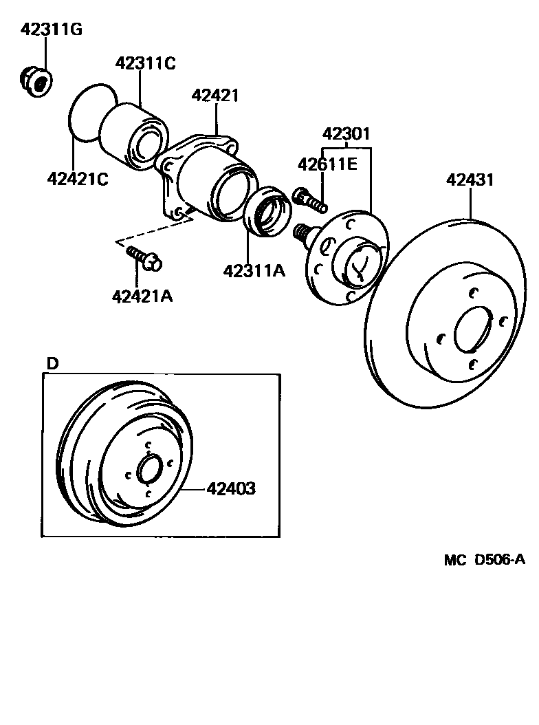 4102 — REAR AXLE SHAFT & HUB