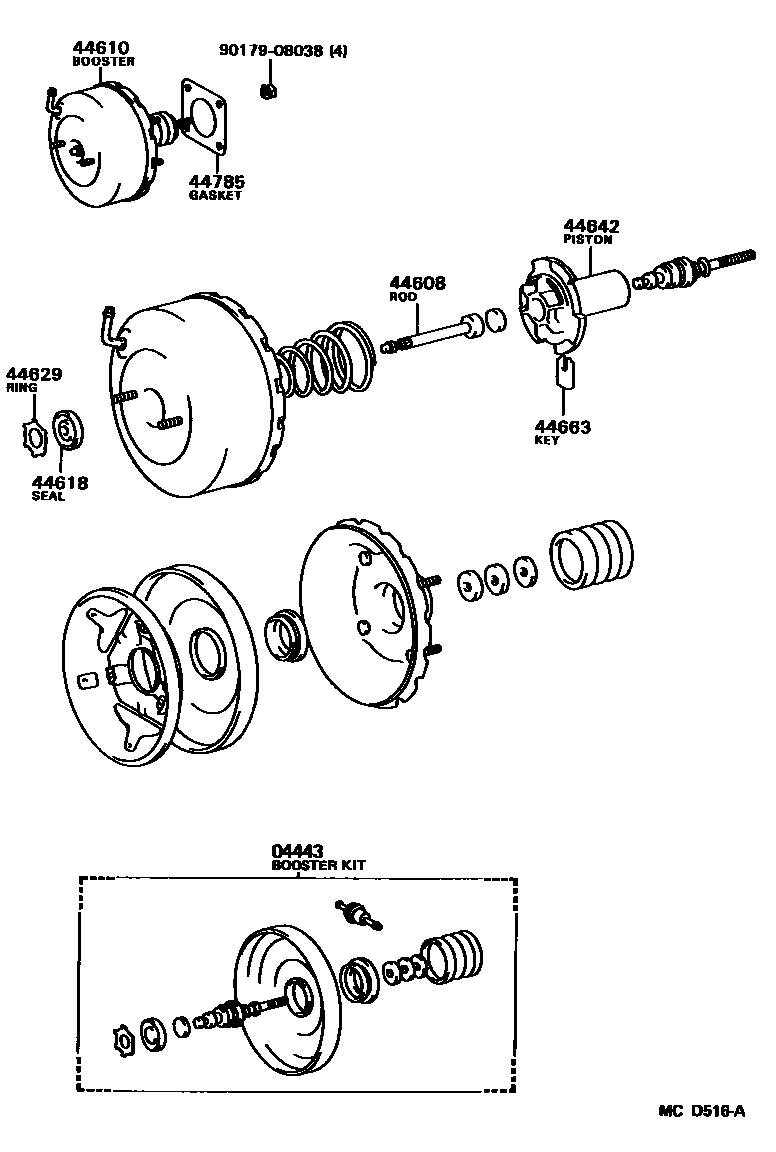4703 — BRAKE BOOSTER & VACUUM TUBE
