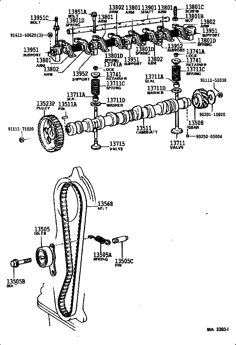 1302 — CAMSHAFT & VALVE