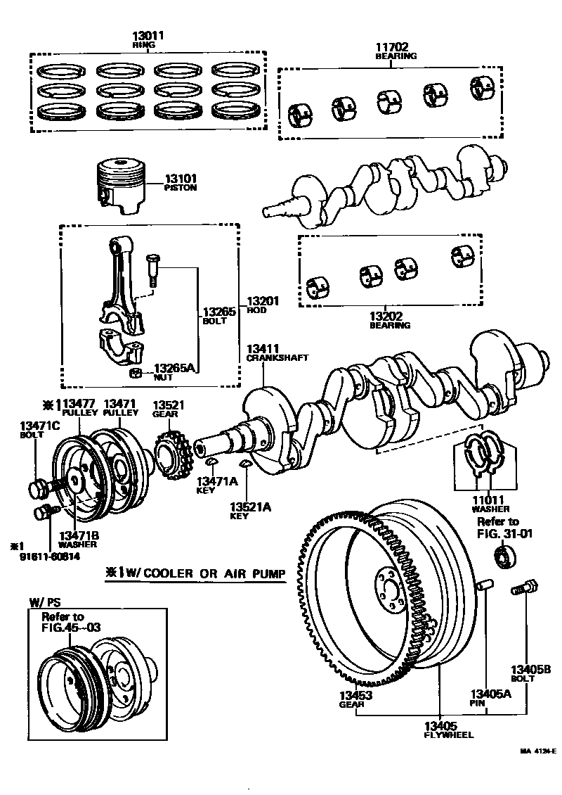 1301 — CRANKSHAFT & PISTON