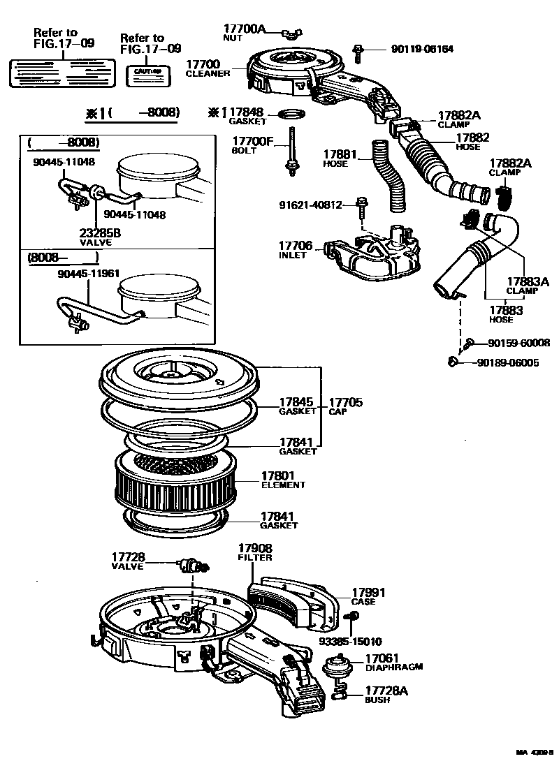 1703 — AIR CLEANER