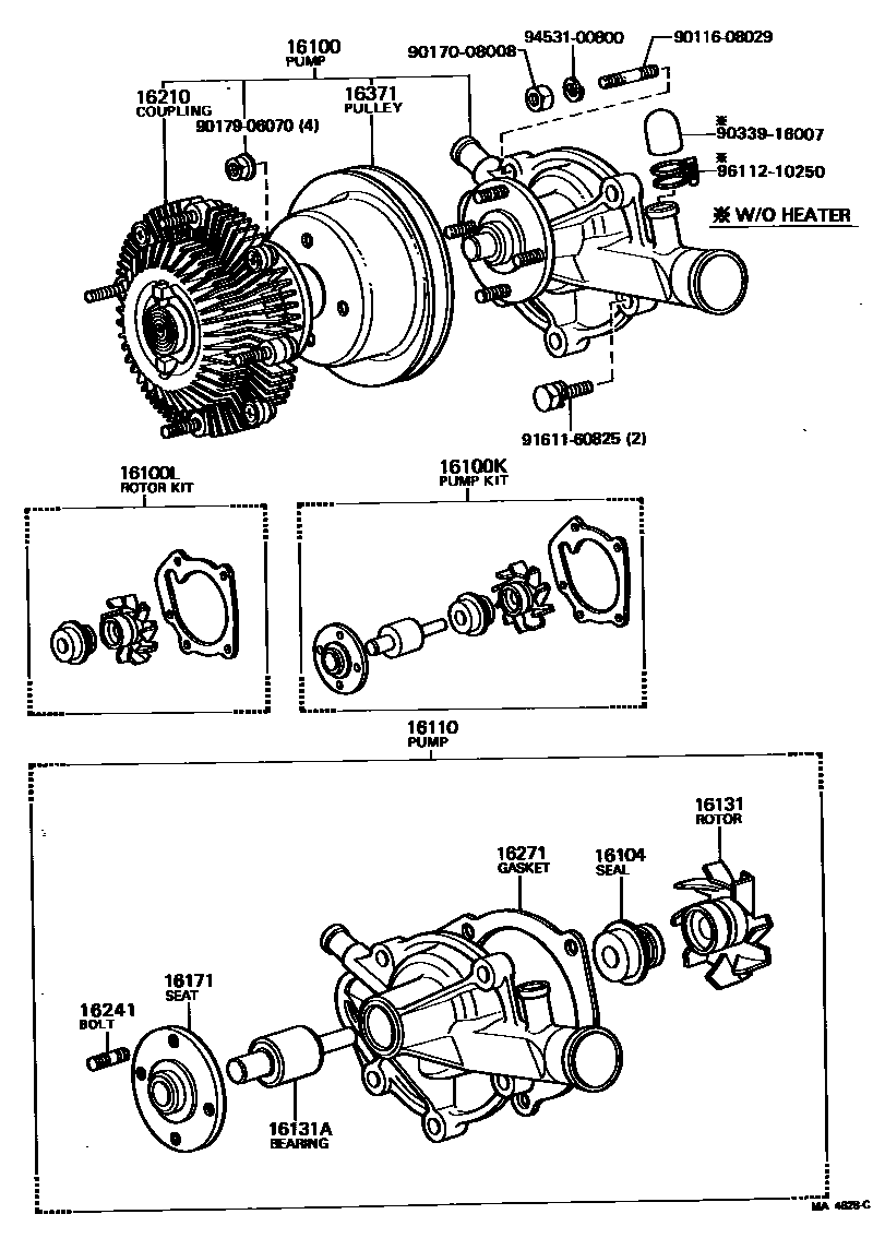 1601 — WATER PUMP