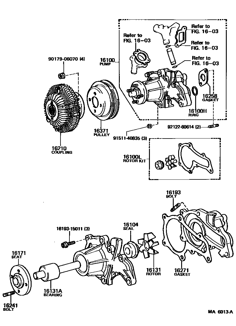 1601 — WATER PUMP