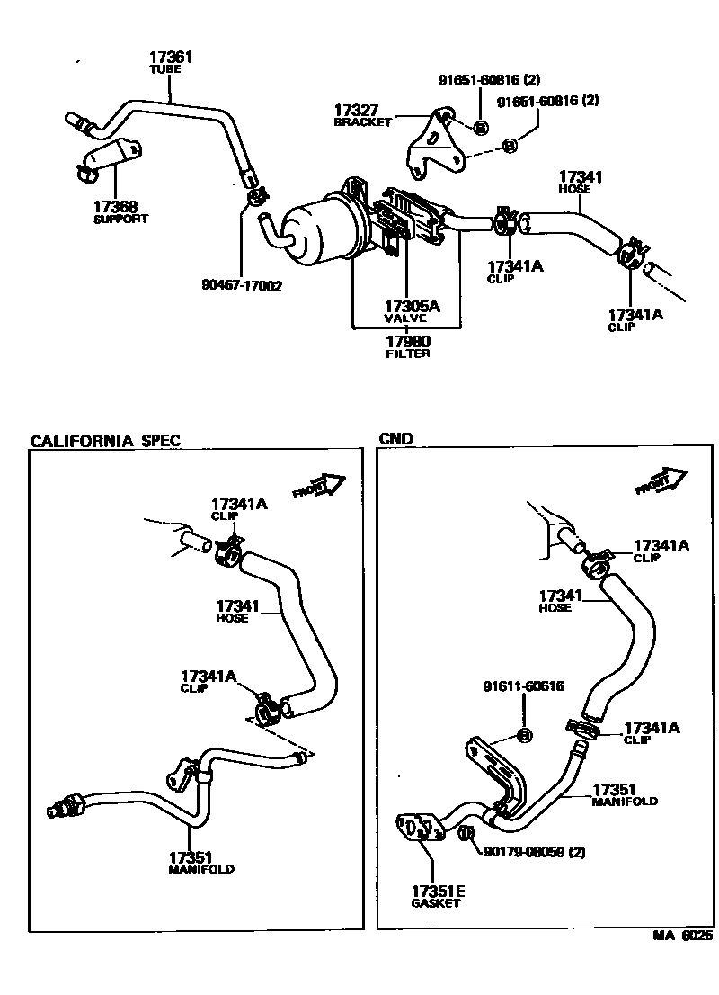 1706 — MANIFOLD AIR INJECTION SYSTEM