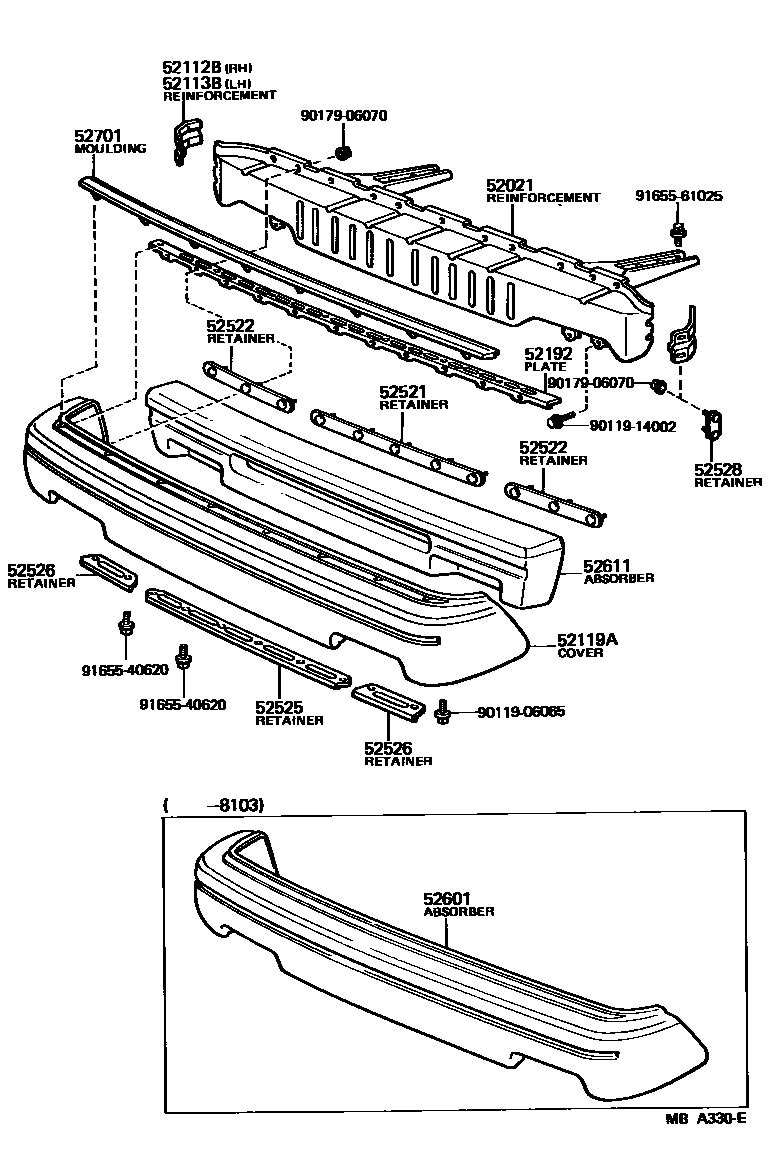 5201 — FRONT BUMPER & BUMPER STAY
