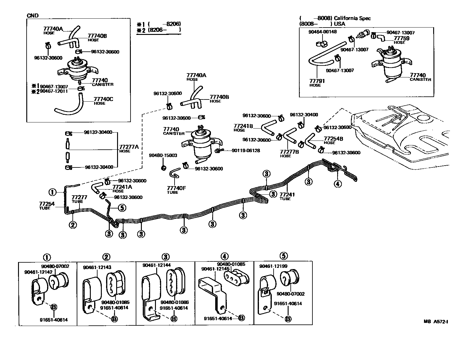 7701 — FUEL TANK & TUBE