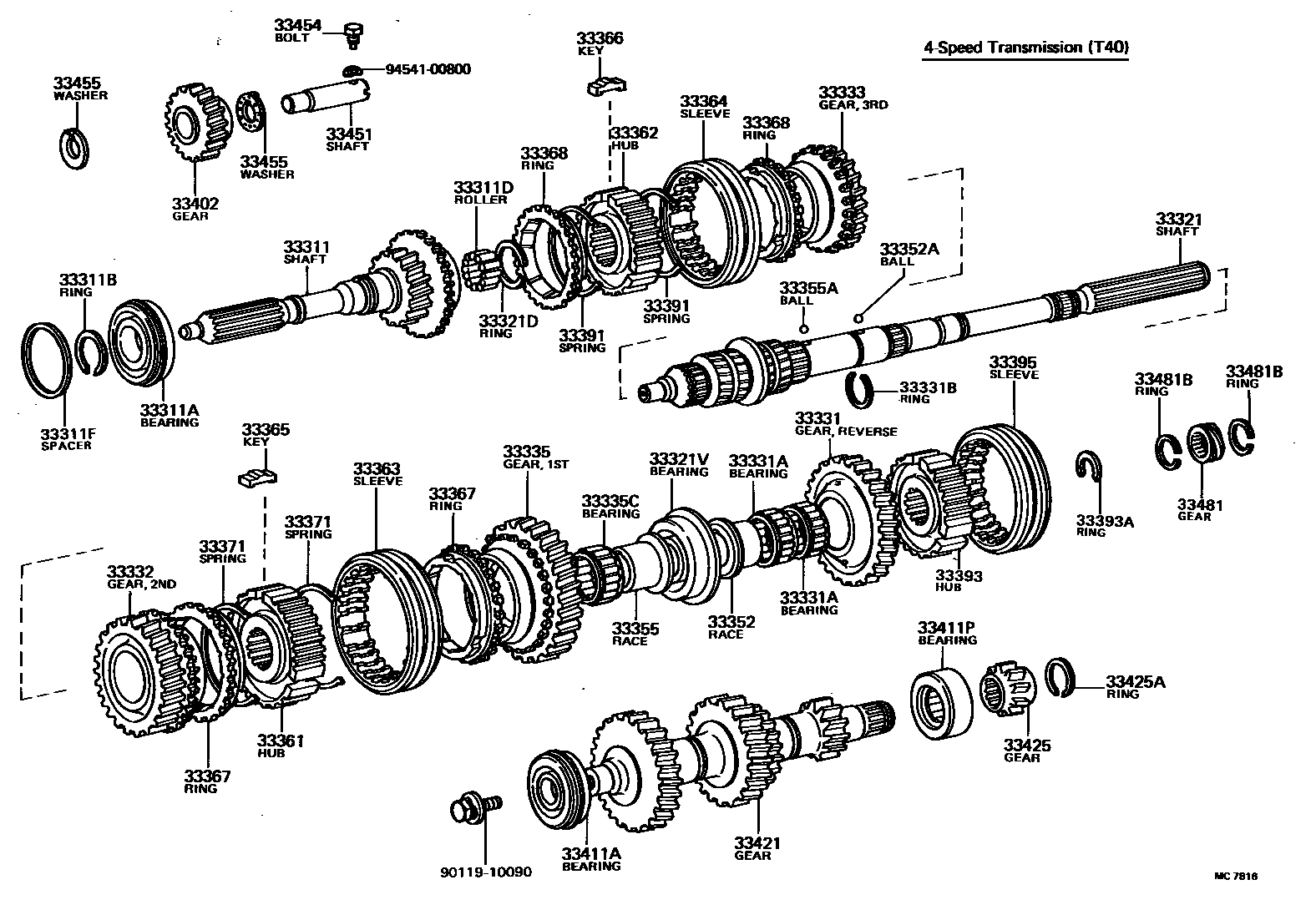 3305 — TRANSMISSION GEAR (MTM)