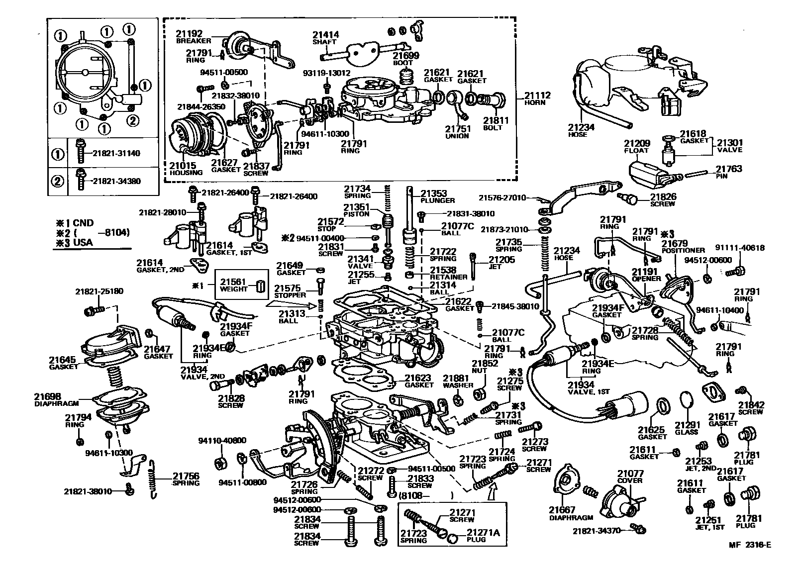 2103 — CARBURETOR