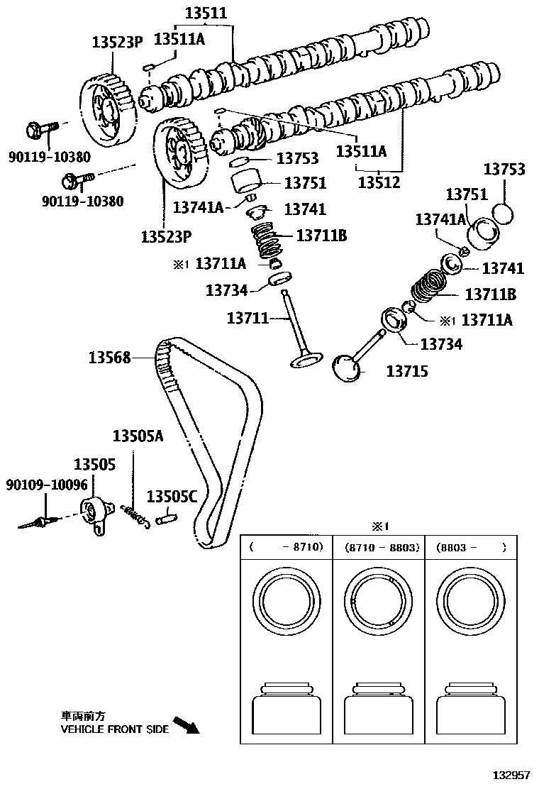 1302 — CAMSHAFT & VALVE