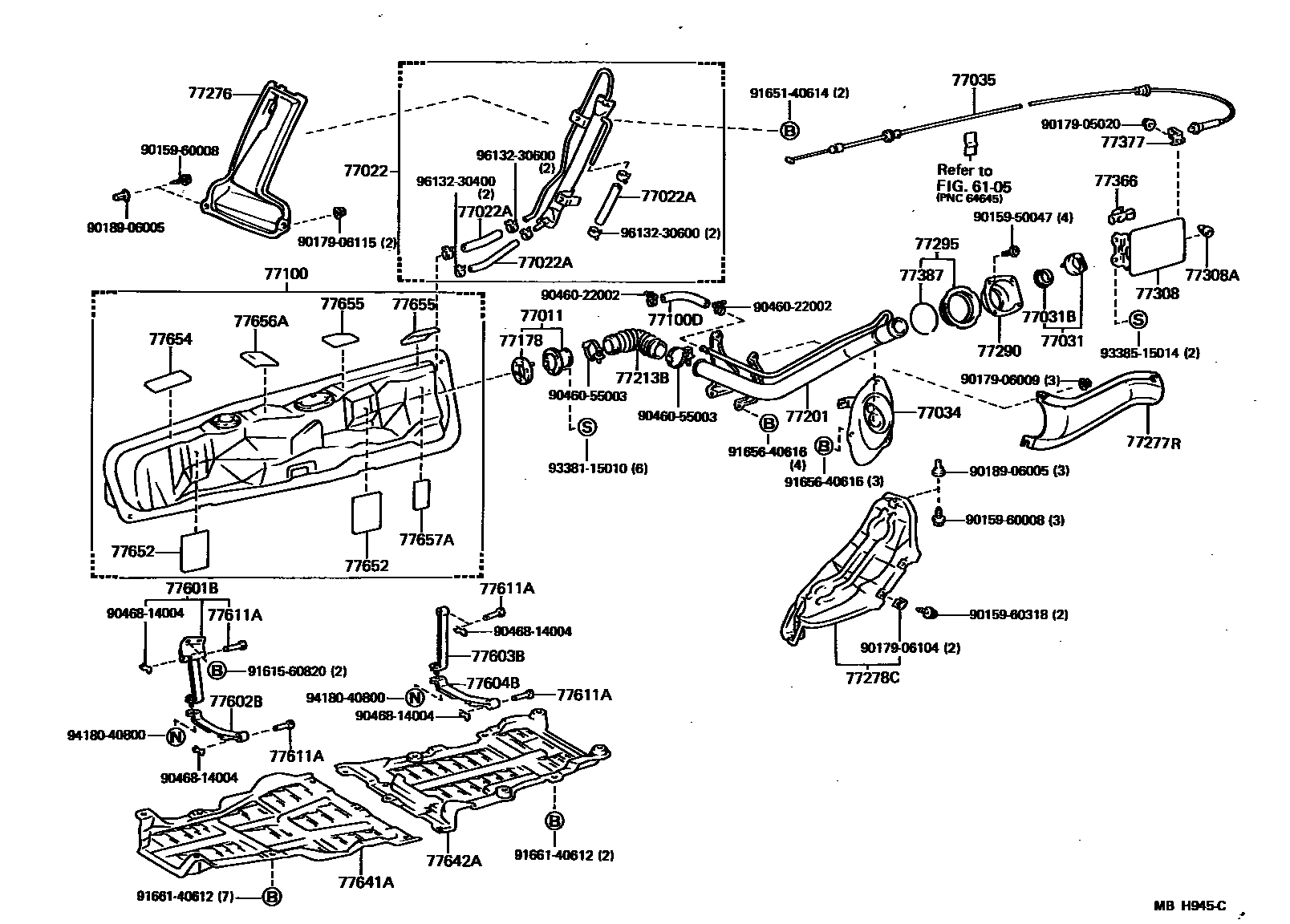 7701 — FUEL TANK & TUBE