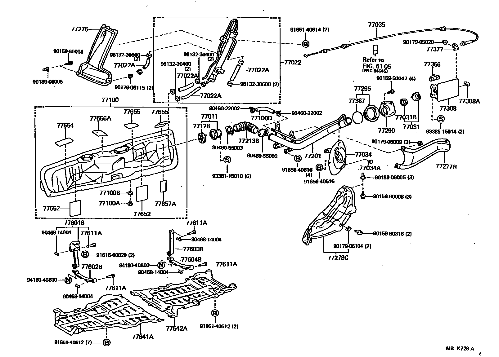 7701 — FUEL TANK & TUBE