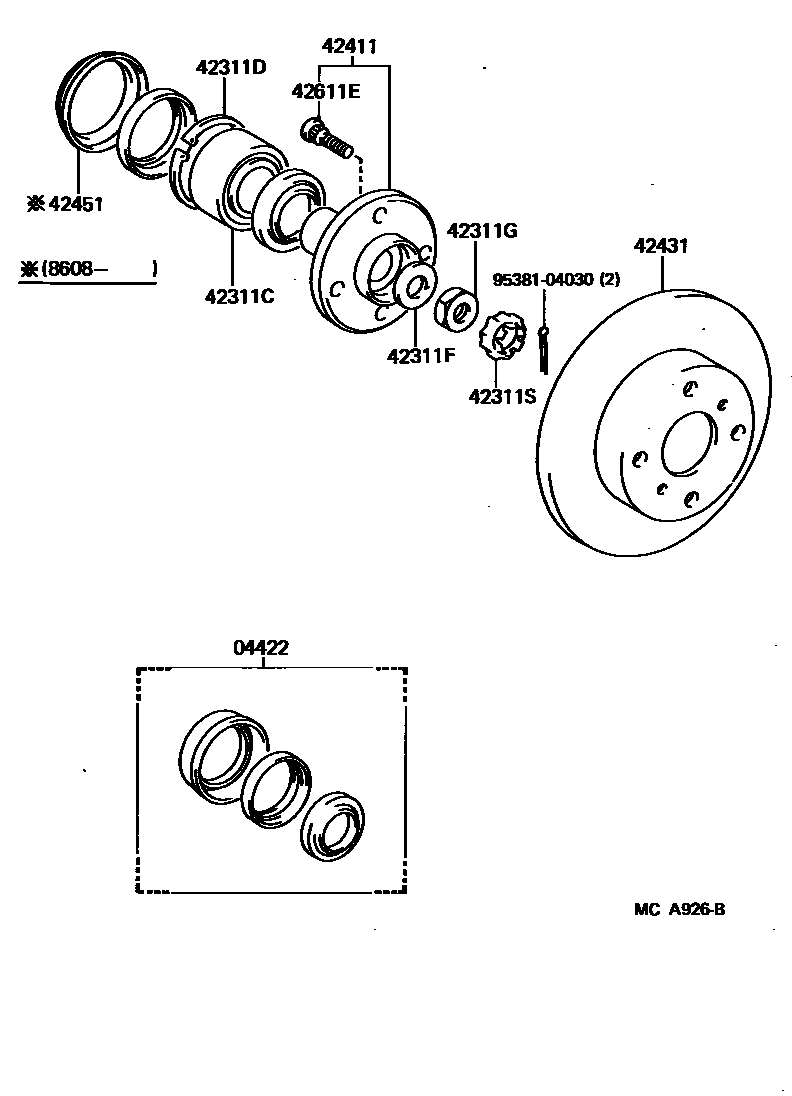 4102 — REAR AXLE SHAFT & HUB