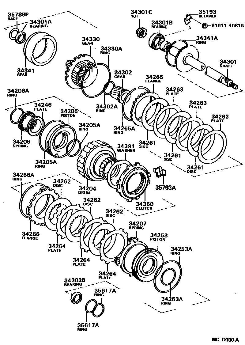 3506 — OVERDRIVE GEAR (ATM)