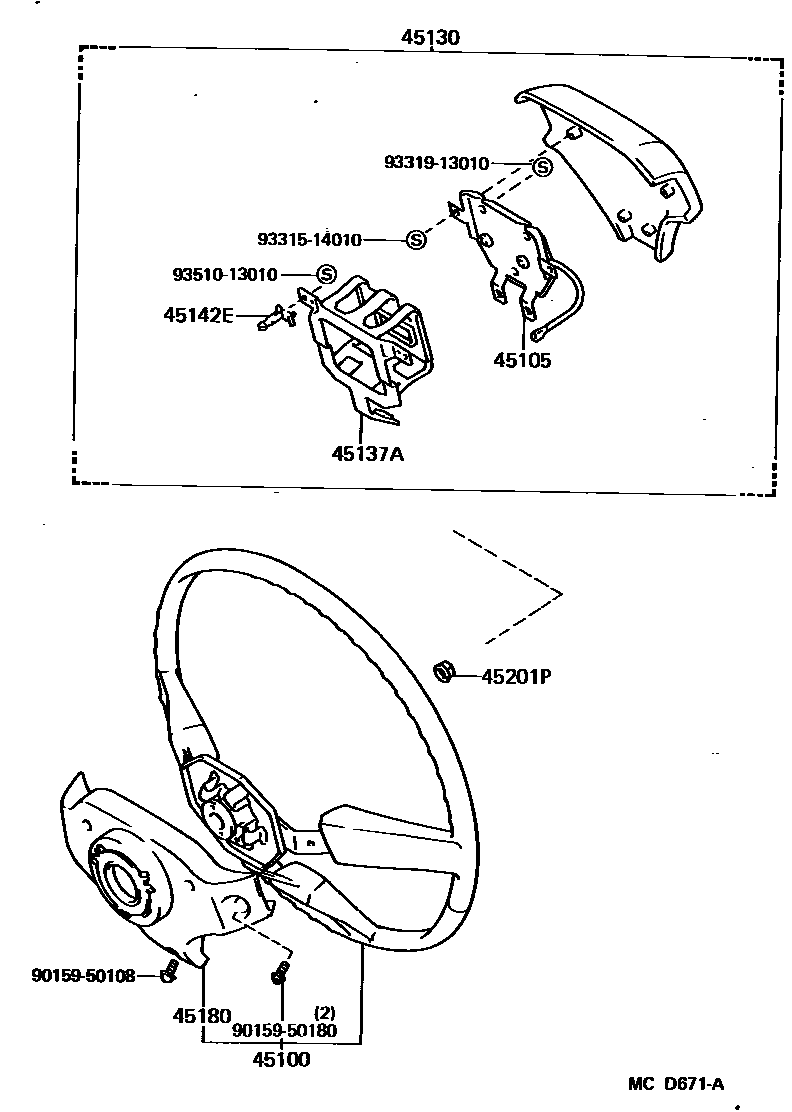 4504 — STEERING WHEEL
