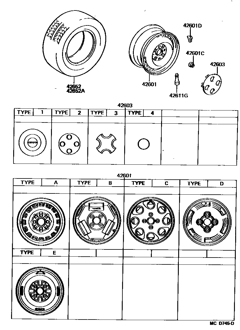 4103 — DISC WHEEL & WHEEL CAP