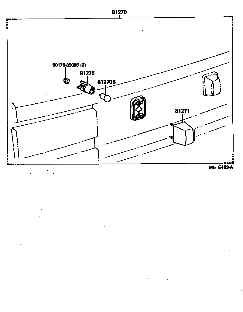 8113 — REAR LICENSE PLATE LAMP