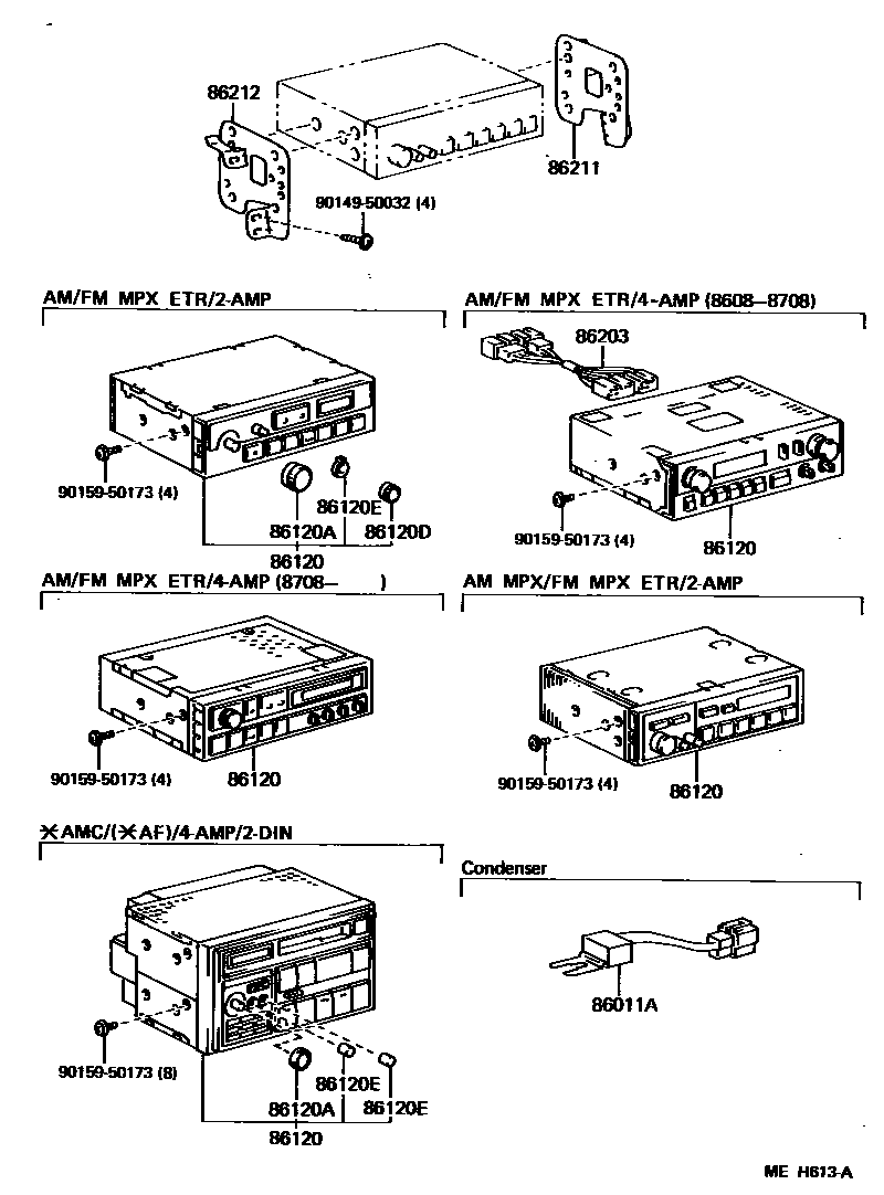 8601 — RADIO RECEIVER & AMPLIFIER & CONDENSER