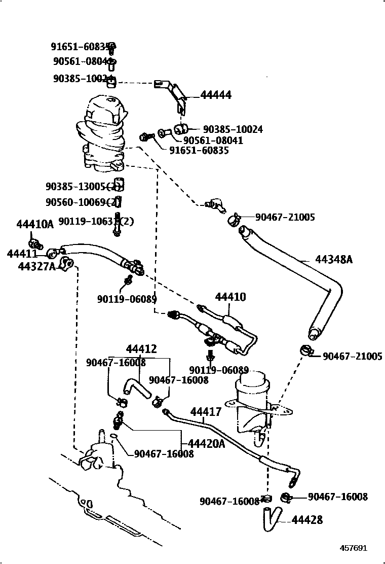 4503 — POWER STEERING TUBE