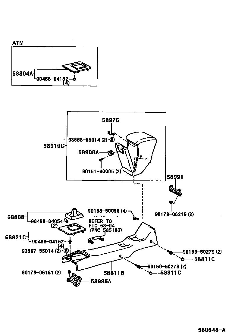 5806 — CONSOLE BOX & BRACKET