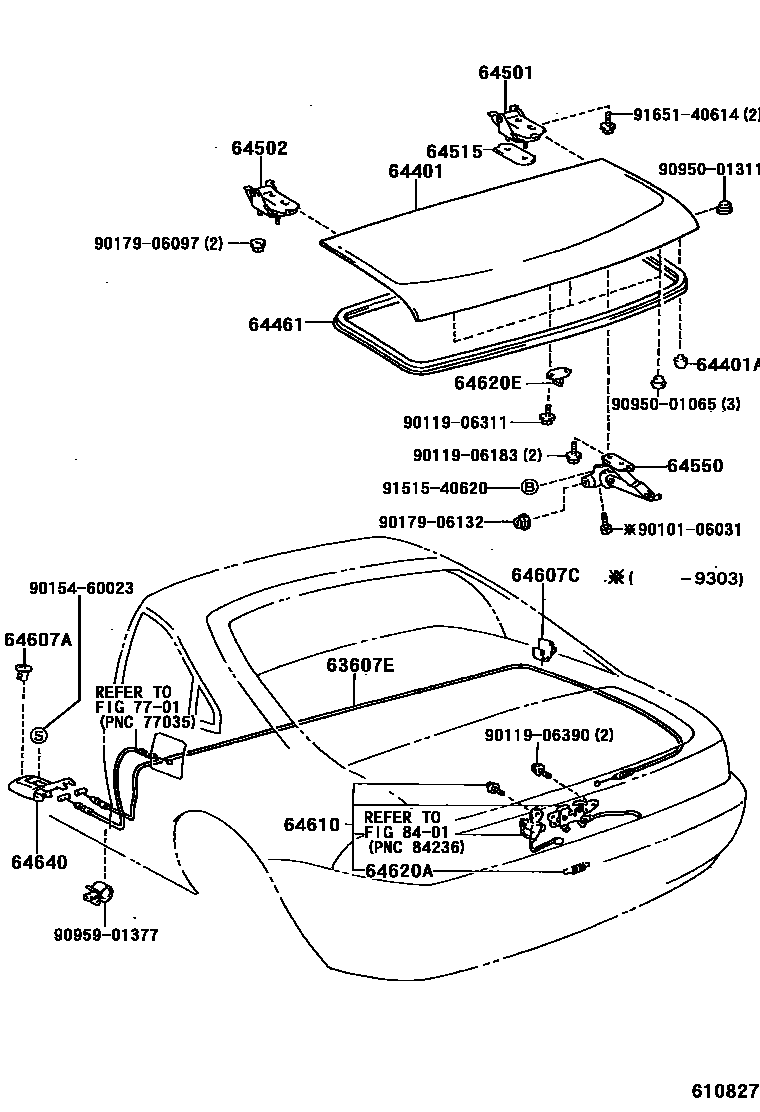 6105 — LUGGAGE COMPARTMENT DOOR & LOCK