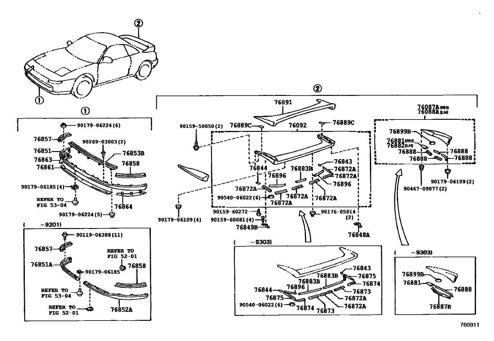 7601 — MUDGUARD & SPOILER