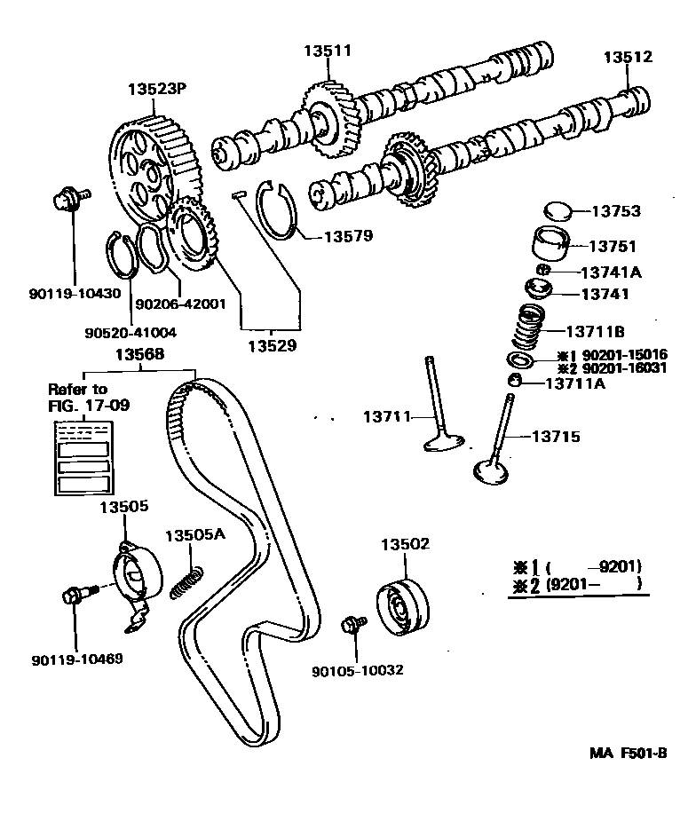 1302 — CAMSHAFT & VALVE