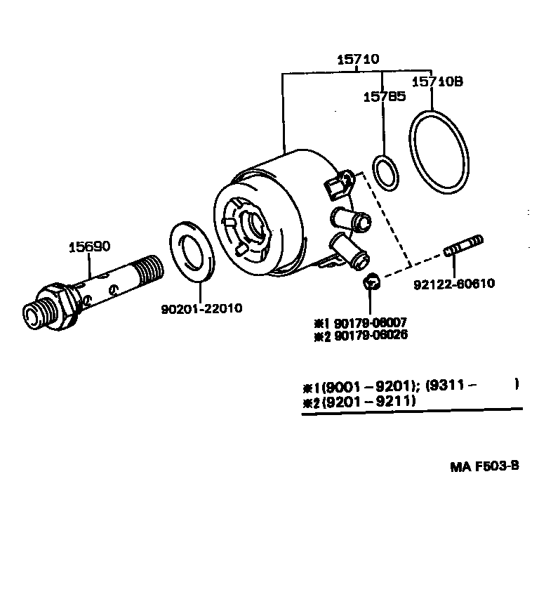 1503 — ENGINE OIL COOLER