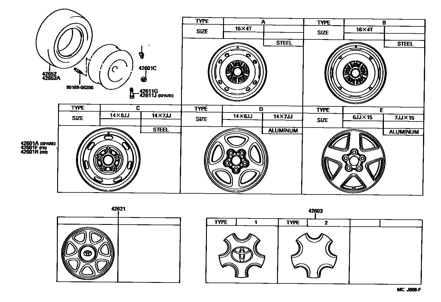 4103 — DISC WHEEL & WHEEL CAP