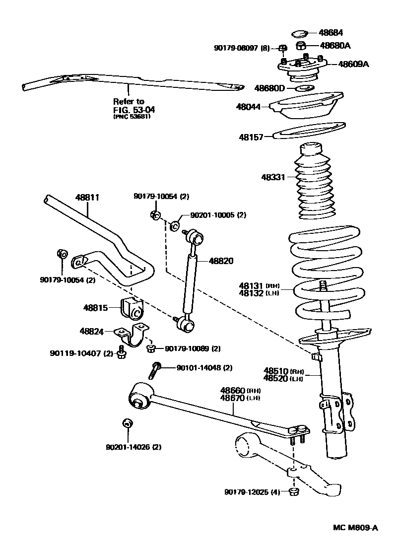 4803 — FRONT SPRING & SHOCK ABSORBER